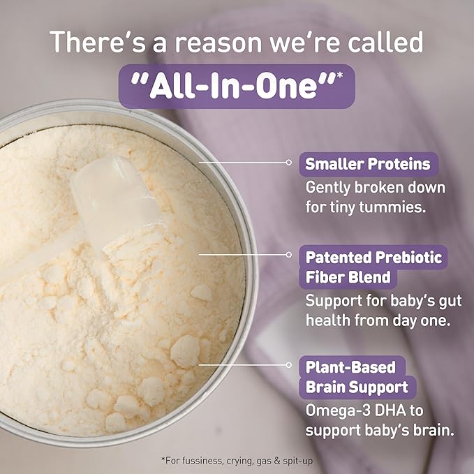 Enfamil NeuroPro Gentlease for easing Fussiness, Crying, Gas, Spit-up in 24 Hrs, Smaller Proteins for Easy Digestion, Brain Supporting DHA, HuMO6* Immune Blend, Baby Formula, 19.5 Oz