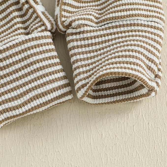 Kuriozud Newborn Infant Unisex Baby Boy Girl Clothes Button Romper Jumpsuit Basic One Piece Outfits