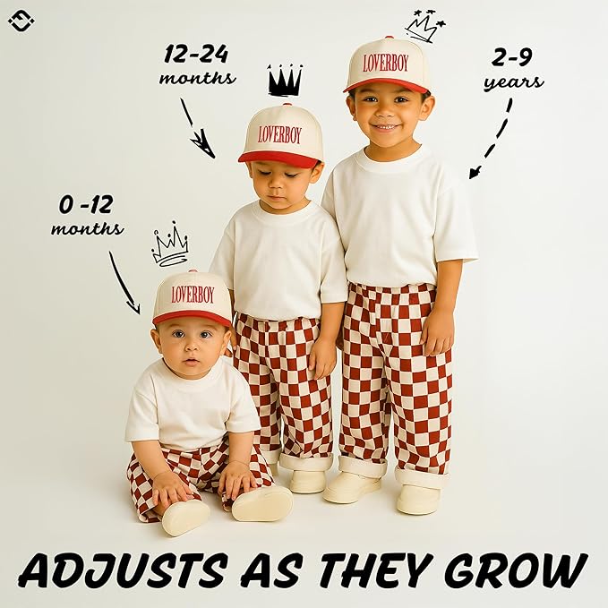 Funky Junque Premium Kids Trucker Hat Vintage Snapback Baseball Cap - Toddler Designs, Infant Sizes