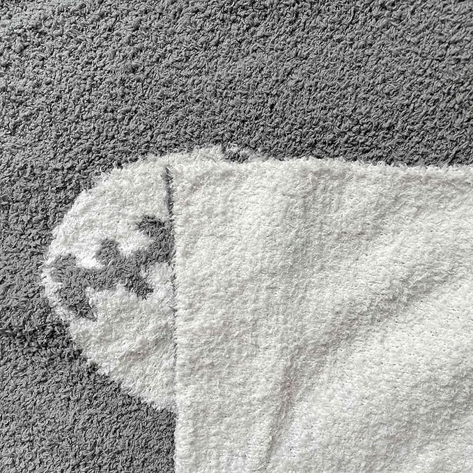 Cozy Baseball Pattern Blanket Perfect Lightweight Bedding for Adults, Soft, Warm, and Plush Soccer Sports Blanket Great for Bed Sofa (Baseball-Dark Grey, 50"x60")