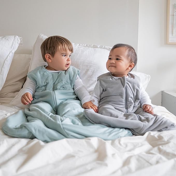 HALO SuperSoft Bamboo Wearable Blanket 1.5 TOG – Buttery Soft, Plush Baby Sleep Sack for Newborns, Infants & Toddlers, Hip-Healthy Design, Machine Washable, 12 – 18 Months, Large, Storm Grey