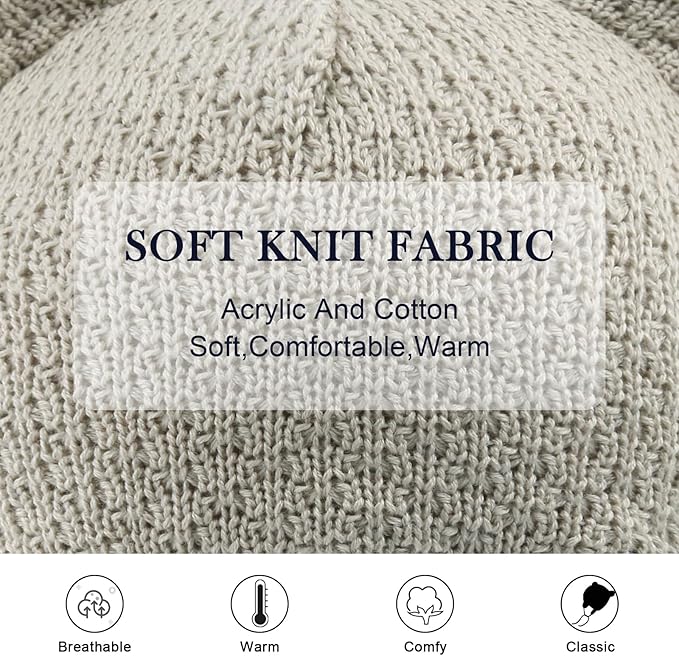 XIAOHAWANG Baby Hat Cute Bear Toddler Earflap Beanie Warm for Fall Winter