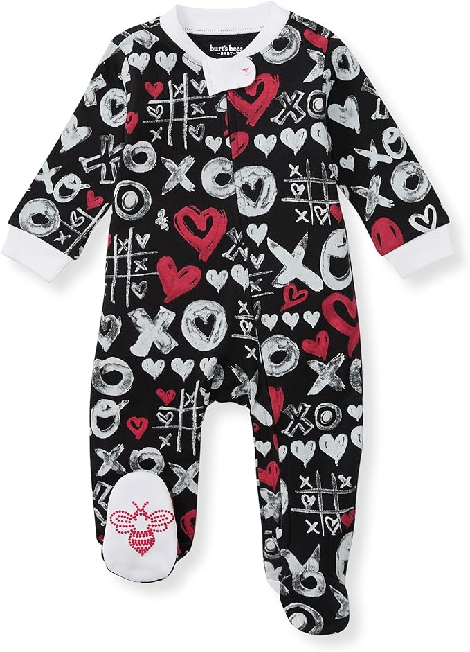 Burt’s Bees Baby Boys' One-Piece Sleep and Play 100% Organic Cotton PJs