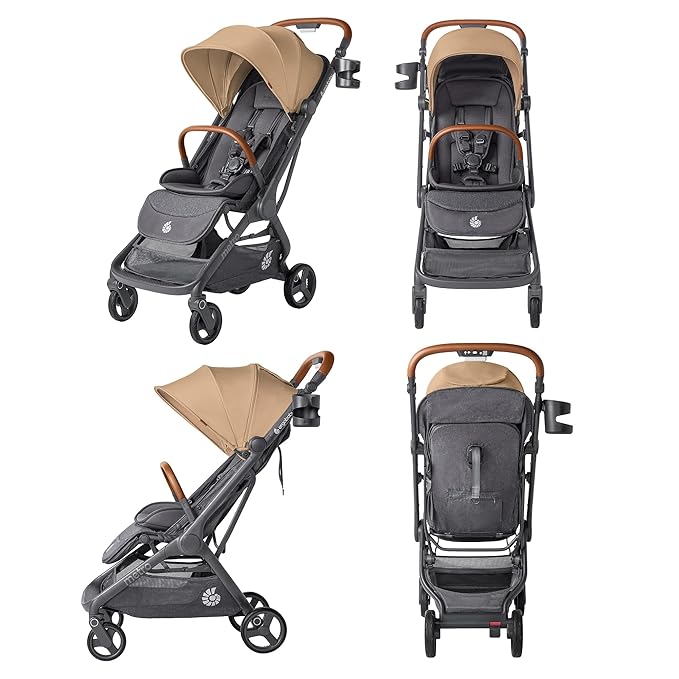 Ergobaby Metro 3 Deluxe Baby Stroller for Newborns, Infants, and Toddlers | Camel