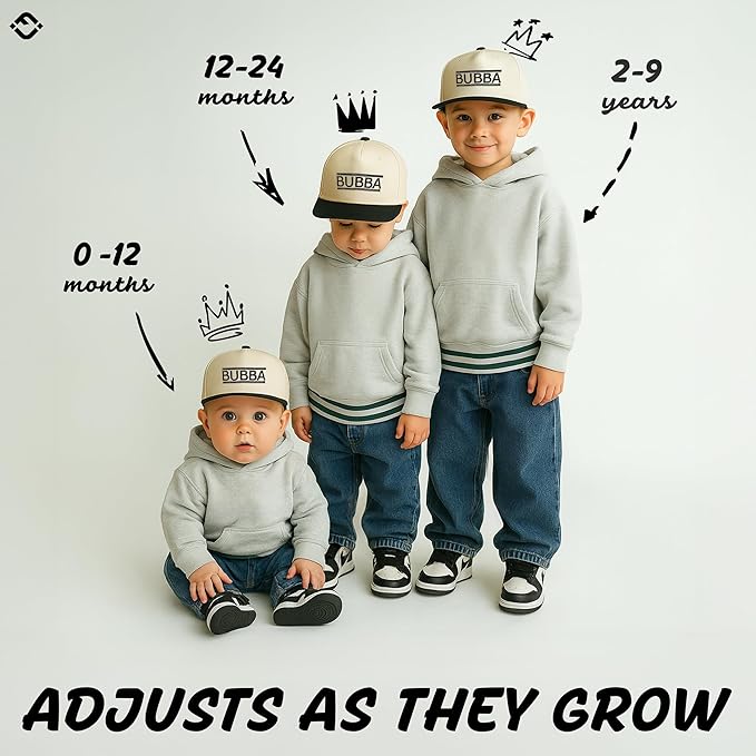 Funky Junque Premium Kids Trucker Hat Vintage Snapback Baseball Cap - Toddler Designs, Infant Sizes