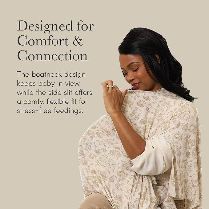 Solly Baby Nursing Cover, Ultra-Breathable, Lightweight Breastfeeding Cover-Up, Buttery-Soft Fabric, Universal Fit, Postpartum Essentials, Newborn Must Haves, Spelt