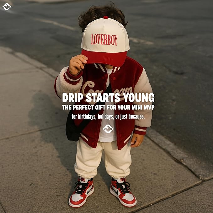 Funky Junque Premium Kids Trucker Hat Vintage Snapback Baseball Cap - Toddler Designs, Infant Sizes