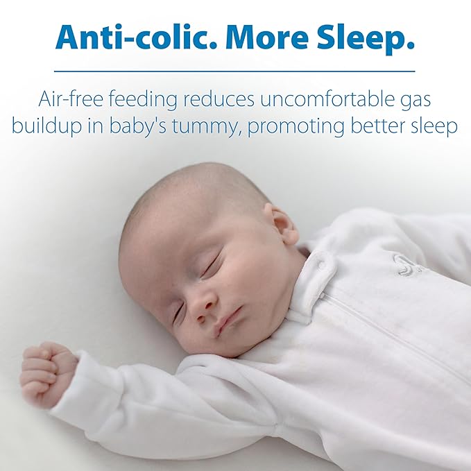 Dr. Brown's Anti-Colic Options+ Narrow Glass Baby Bottles with Silicone Sleeves, Blue, Glow, Mint, BPA-Free, 8 oz/250 mL, 0m+, 3-Pack