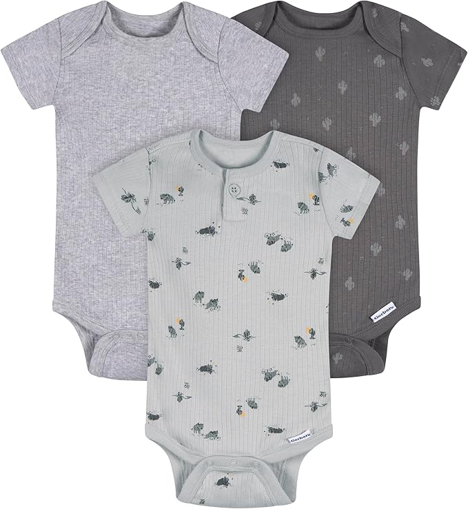 Gerber unisex-baby 9-piece Baby Gift Set for Newborn Boys & Girls – Premium Cotton Baby Essentials Layette Set