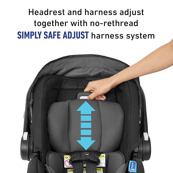 Graco SnugRide SnugFit Infant Car Seat, Baby Car Seat with Anti Rebound Bar for Extra Safety, No-Rethread Harness, LATCH Equipped Carseat, Baby Essentials, Gift for New Parents, Gotham