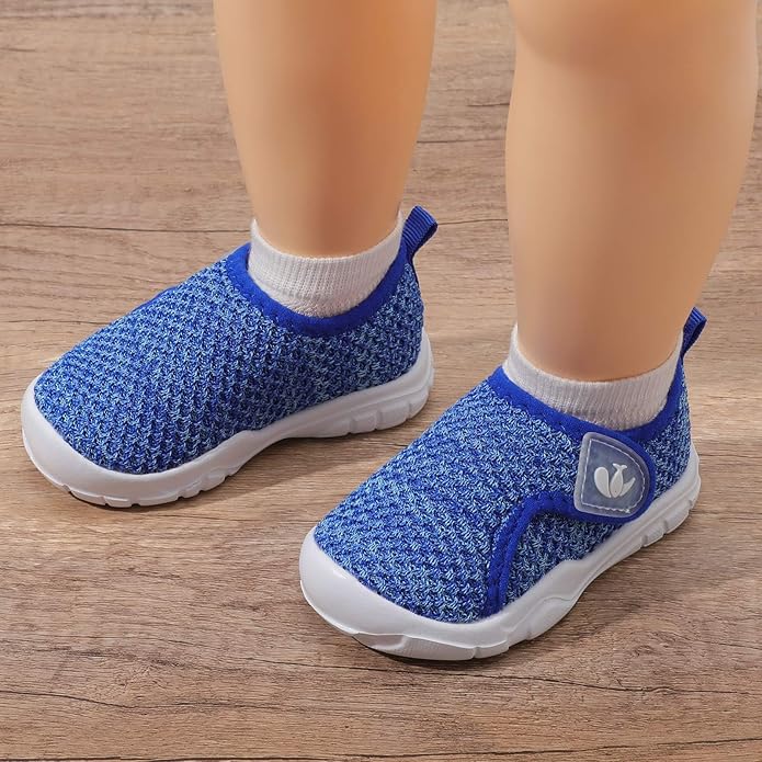 FEETCITY Baby Shoes Boys Girls First Walking Shoes Infant Sneakers Lightweight Slip On Shoe