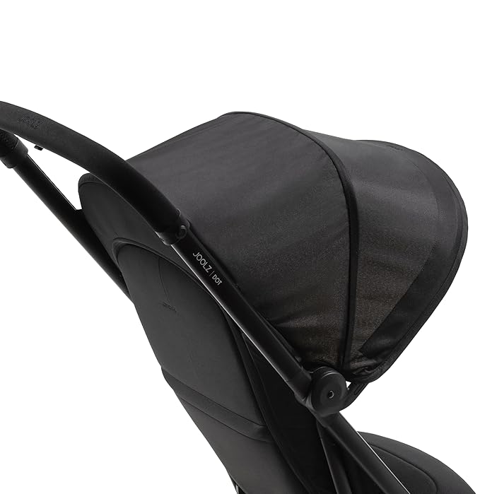 Joolz Dot Ultra Lightweight Travel Stroller for Toddler – Compact & Airplane Stroller (only 12.2lbs) -One-Handed Folding Design - UPF 50+ Canopy - Reclining Seat - Space Black