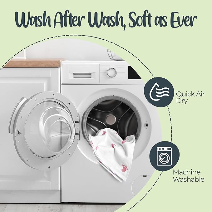 BabySparrow 3 Pack Muslin Swaddle Blankets - Soft, Lightweight, Breathable Cotton Newborn Swaddle, Baby Girl and Baby Boy Receiving Blankets, 47 x 47 Inches, Nursery Essentials