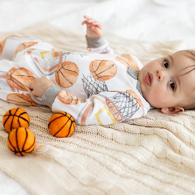 Burt’s Bees Baby Boys' One-Piece Sleep and Play 100% Organic Cotton PJs