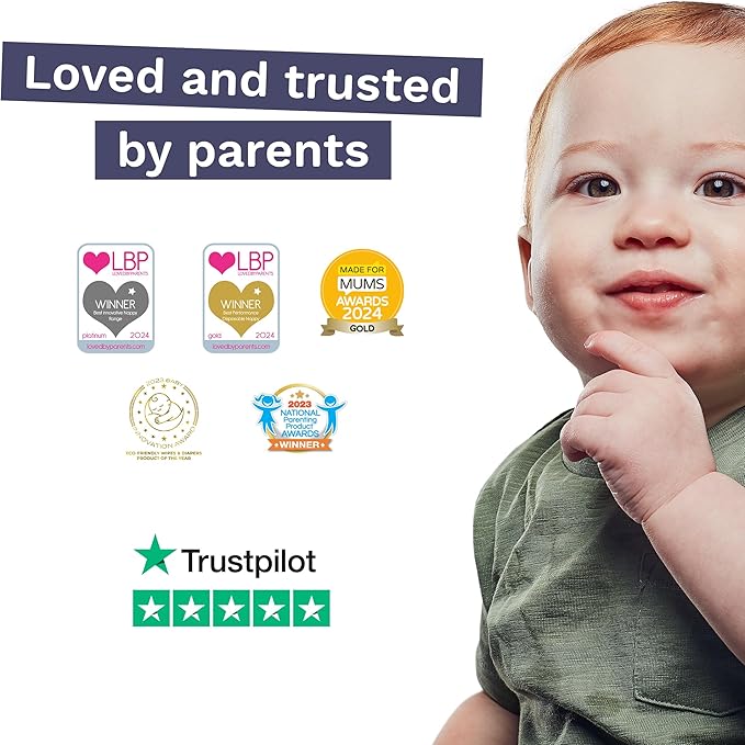 Pura Size 5 Eco-Friendly Diapers (24-35 lbs) Totally Chlorine Free (TCF) Hypoallergenic, Soft Organic Cotton, up to 12 Hours Leak Protection, Allergy UK, 3 Packs of 20 (60 Diapers)