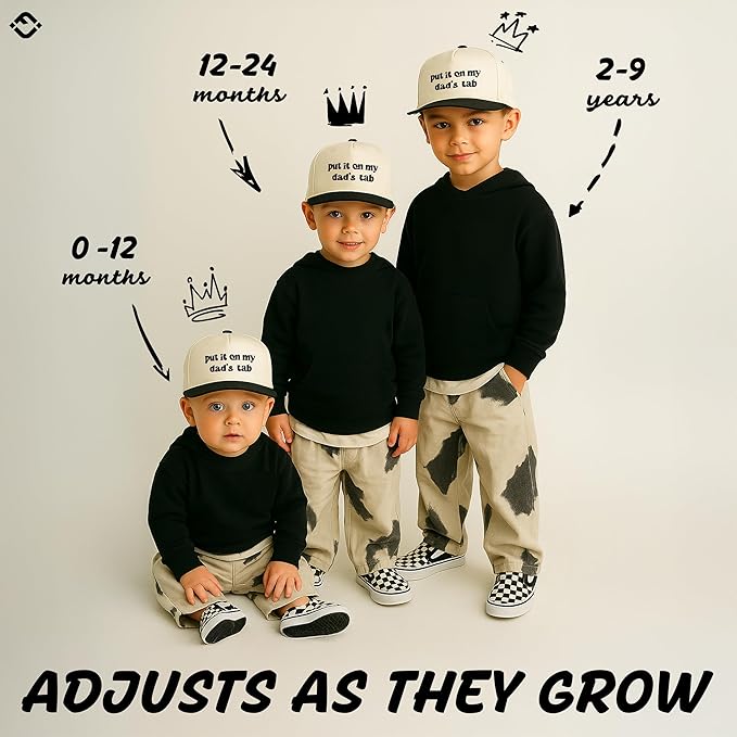 Funky Junque Premium Kids Trucker Hat Vintage Snapback Baseball Cap - Toddler Designs, Infant Sizes