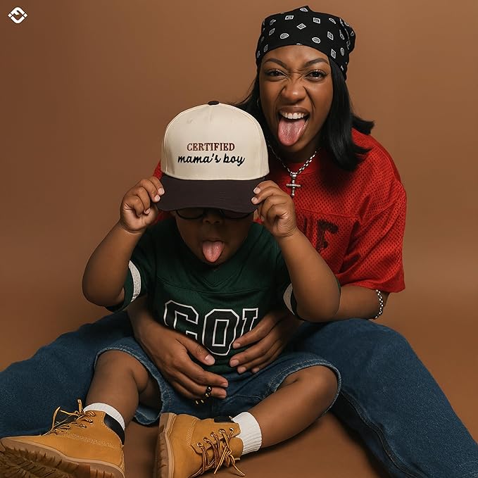 Funky Junque Premium Kids Trucker Hat Vintage Snapback Baseball Cap - Toddler Designs, Infant Sizes