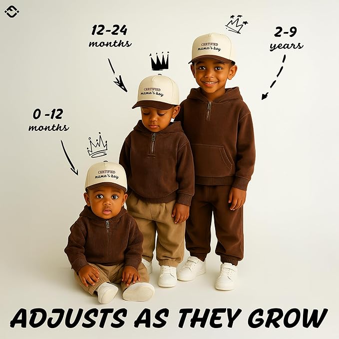 Funky Junque Premium Kids Trucker Hat Vintage Snapback Baseball Cap - Toddler Designs, Infant Sizes