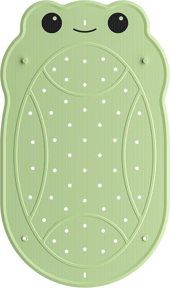 UNEEDE Kids Bathtub Mat Non Slip Shower Mat for Toddlers, Washable Anti Slip Tub Surface, Soft Rubber Mat for Bathtub Shower, Waterproof Bathtub Essentials for Children