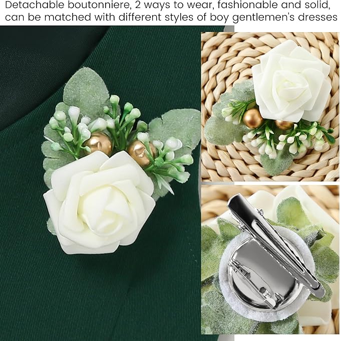 SANMIO Baby Boy Clothes Suits Infant Gentleman Outfit Collared Dress Shirt+Vest+Tie+Corsage+Pants 5Pcs Baby Suit Sets