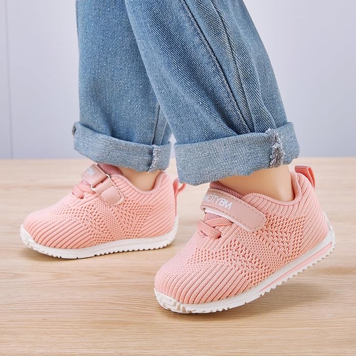 BMCiTYBM Baby Boy Girl Shoes Breathable Mesh Walking Shoes Lightweight Non-Slip Sneakers Infant First Walkers 6 9 12 18 24 Month