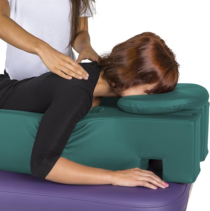 Earthlite Pregnancy Massage Cushion & Headrest - Full Body Pregnancy Bolster/Ideal After Breast Surgery & Lower Back Pain