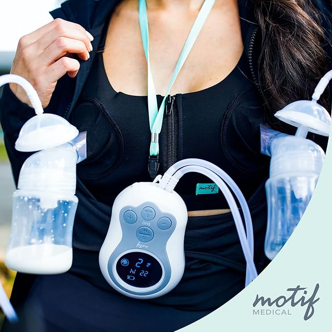 Motif Medical Duo Breast Pump Flange – Comfortable Breast Pump Flanges for Better Milk Flow & Pumping Ease - Ideal Breast Pump Flange Insert for Breastfeeding Moms (2 Shields, 32mm)