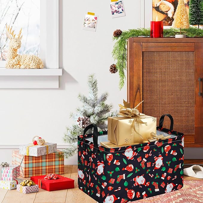 Rectangle Kids Gift Storage Basket Shelf Storage Basket Organizer Box Clothes Laundry Hamper Toys Nursery Basket Baby Laundry Basket with Handles