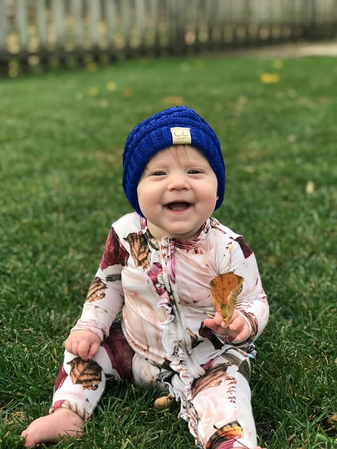 Funky Junque Baby Winter Hat – Cute Newborn Hats, Cozy Warm Infant Beanie, Soft Knit Stocking Stuffer for Babies 0–12 Months