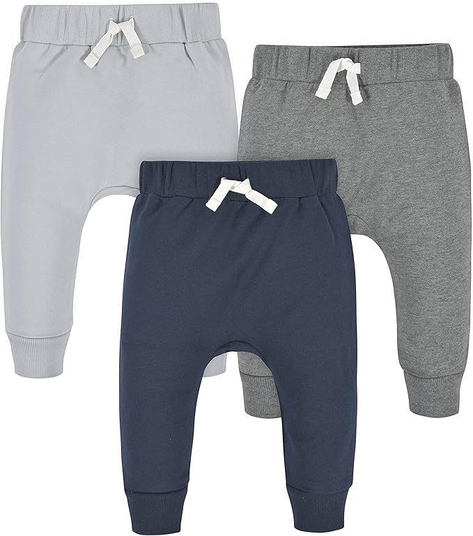 Gerber Baby-Boys Toddler 3-Pack Jogger Pants