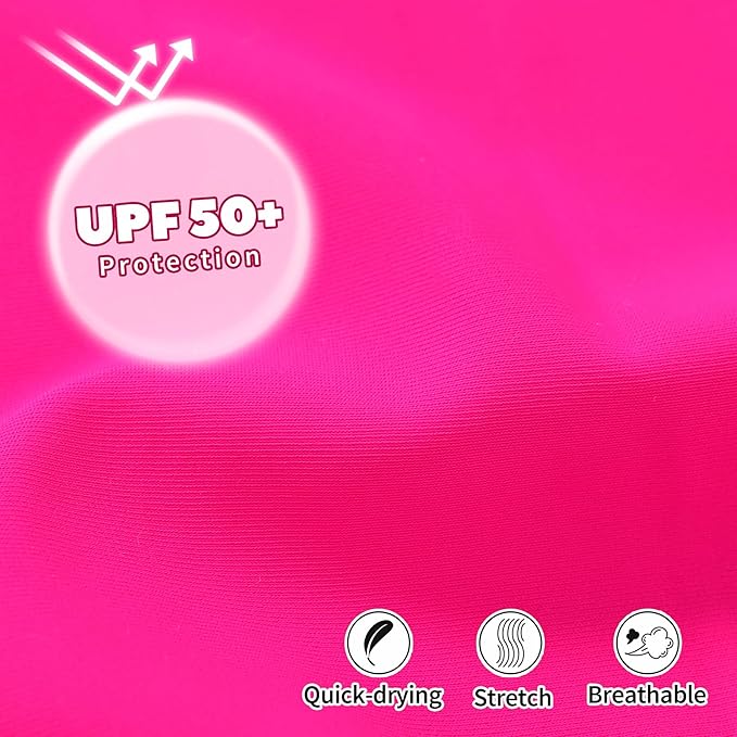 Happy Town Toddler Swimsuit Girl One Piece Bathing Suit Color Block Swimwear Baby Summer Beach Wear