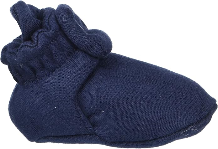 Burt's Bees Baby Unisex Booties Organic Cotton Newborn Essentials Shoes for Infants