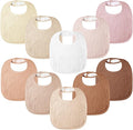 100% Cotton Muslin Baby Bibs 10-Pack Baby Drool Bibs for Unisex Baby Toddlers Infant Newborns Drooling and Teething