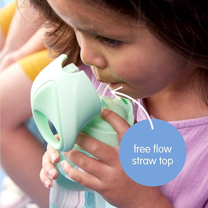 b.box 13 oz Drink Bottle Jnr - Leakproof Water Bottle for Kids & Toddlers, Easy Clean, Dishwasher Safe, BPA Free, Ideal for School, Home & Travel (Blush Crush, 13 oz)
