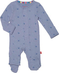 Magnetic Me Boys Modal Magnetic Baby Footie Pajamas | Silky Soft Modal Fabric | Baby Sleepers Available in Sizes PRE - 24M