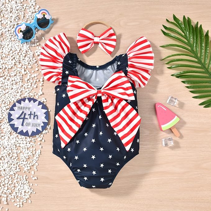 Toddler Girl Baby Ruffles Mermaid Fish Scale Swimsuit One Piece Swimwear Bathing Sunsuit