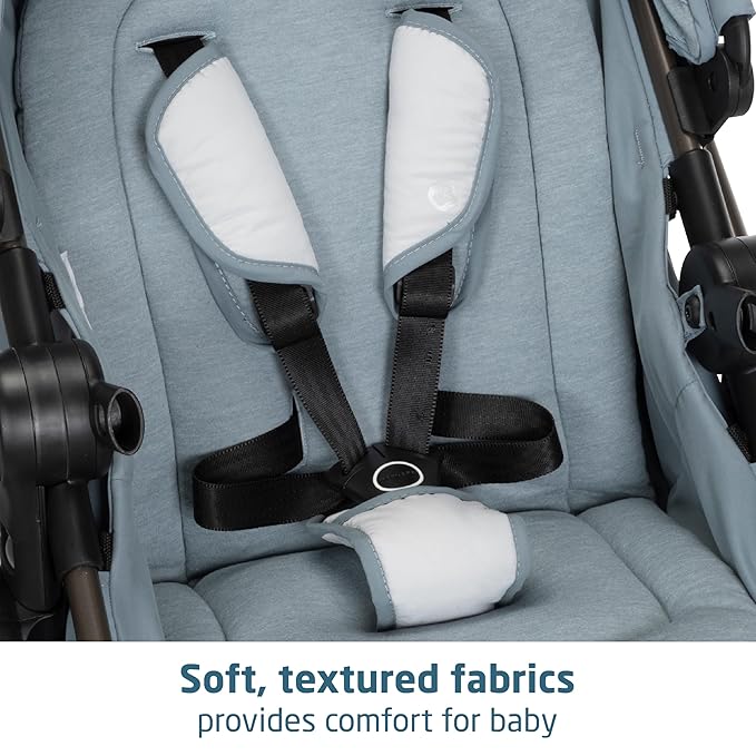 Maxi-Cosi Zelia™ Luxe 5-in-1 Modular - Baby Travel System Car Seat and Stroller, Infant Car Seat and Stroller Combo, Baby Car Seat and Stroller Combo in New Hope Grey