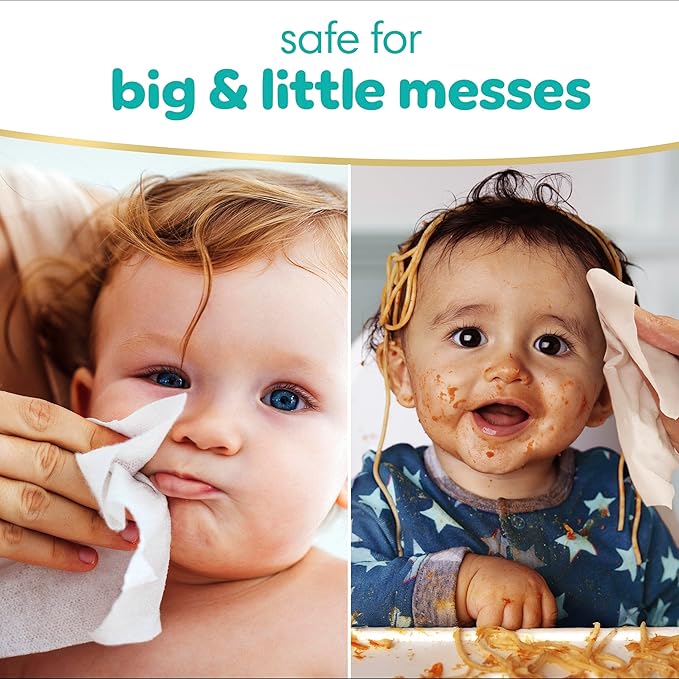 Pampers Baby Wipes Sensitive, Water Based Wipes, Hypoallergenic and Unscented for Babies, 588 Wipes Total (7 Refill Packs)