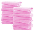 16 Pack Burp Cloths for Baby - 20" by 10" Ultra Absorbent Burping Cloth, Newborn Towel - Milk Spit Up Rags - Burpy Cloths for Unisex, Boy, Girl - Burp Cloths Set (Frozen Berry)