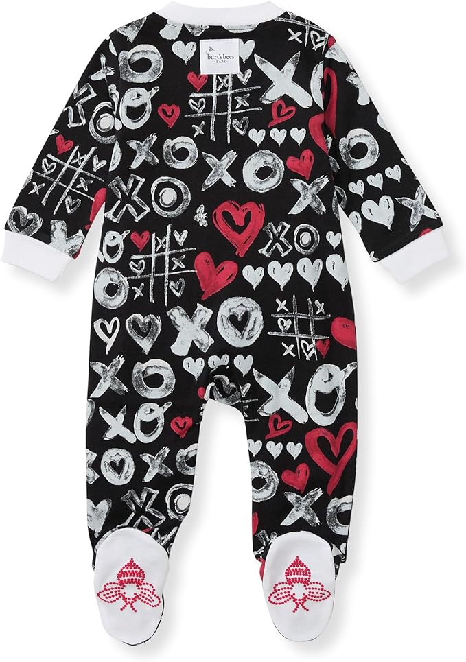 Burt’s Bees Baby Boys' One-Piece Sleep and Play 100% Organic Cotton PJs