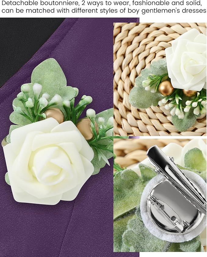 SANMIO Baby Boy Clothes Suits Infant Gentleman Outfit Collared Dress Shirt+Vest+Tie+Corsage+Pants 5Pcs Baby Suit Sets