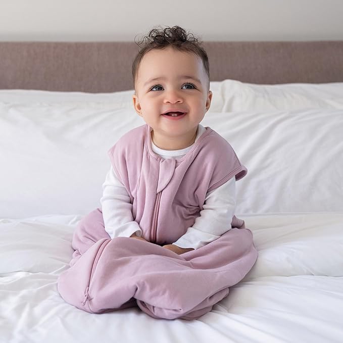 HALO SuperSoft Bamboo Wearable Blanket 1.5 TOG – Buttery Soft, Plush Baby Sleep Sack for Newborns, Infants & Toddlers, Hip-Healthy Design, Machine Washable, 12-18 Months, Large, Mauve