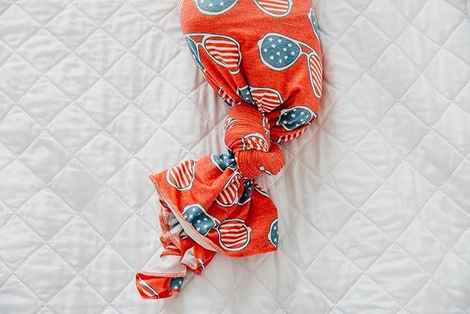 Copper Pearl Baby Swaddle Blanket - Premium Knit Baby Blanket, Large Soft Stretchy Receiving Blankets for Baby Boy and Girl, Swaddles for Newborn, Infant, and Toddler (Spangled)