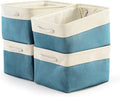 Storage Cubes - 4 Pack Large Fabric Baskets for Organizing, Collapsible Storage Bins for Closet Cloth Decorative Gift supplies Organizer Shelf 15.7 (L) x 11.8 (W) x 8.2 (H) inches