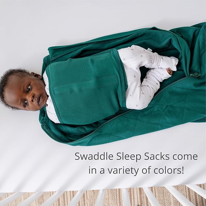 DREAMLAND BABY Bamboo Viscose Swaddle Sleep Sack (0-6 Months). Ultra Soft Swaddle Blanket w/Built in Band. 95% Viscose, 5% Spandex (Mauve)