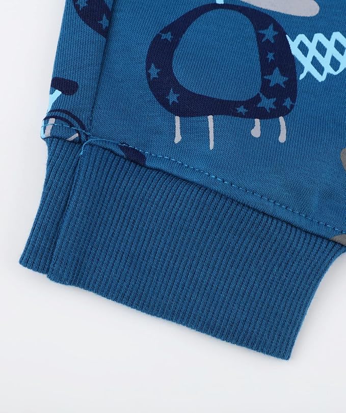 LOKTARC 2 Pack Boys Drawstring Sweatpants Cute Pattern Cotton Sport Jogger Pants