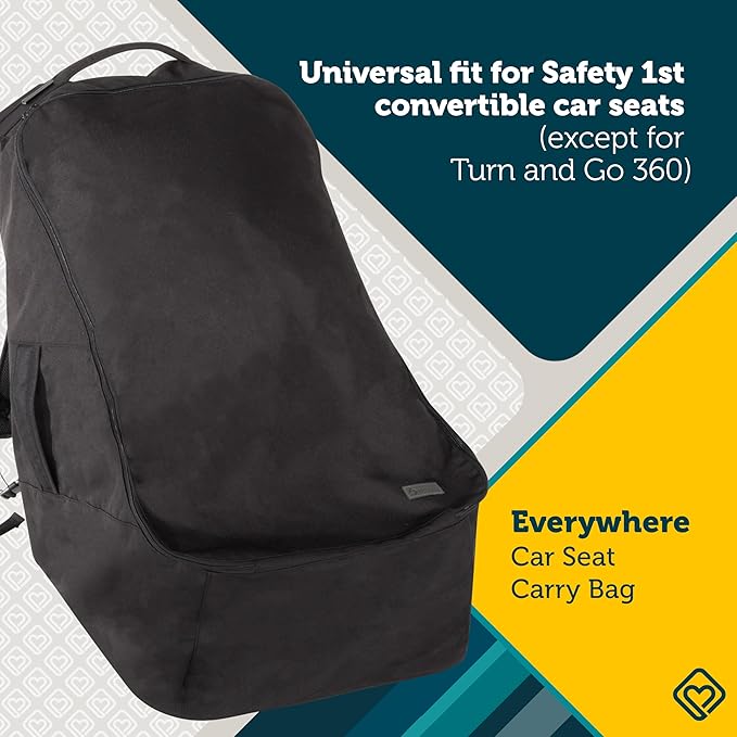 Safety 1st Travel Everywhere Car Seat Bag, Black