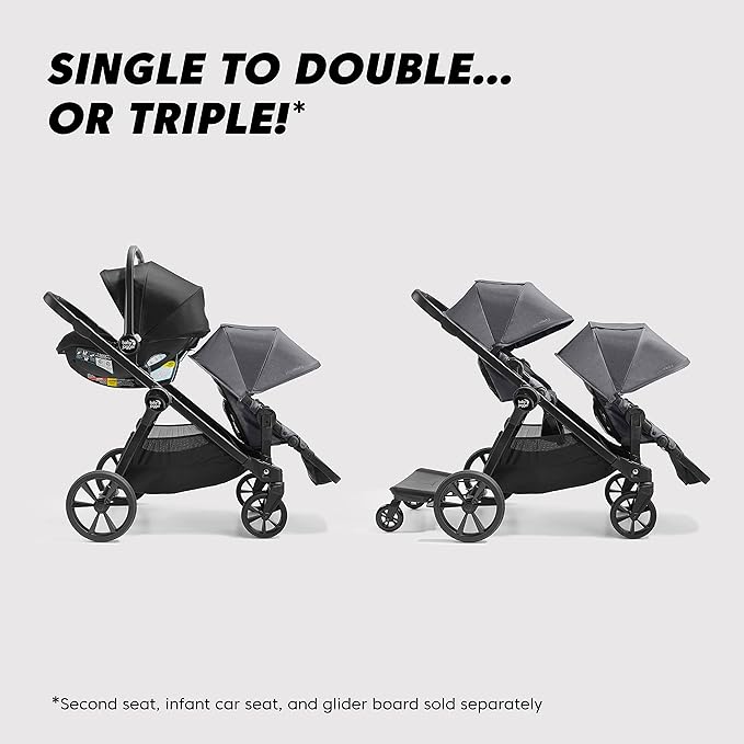 Baby Jogger City Select 2 Single-to-Double Modular Stroller Radiant Slate