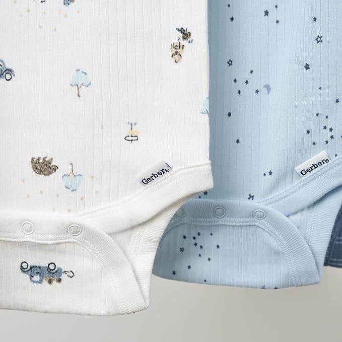 Gerber unisex-baby 9-piece Baby Gift Set for Newborn Boys & Girls – Premium Cotton Baby Essentials Layette Set