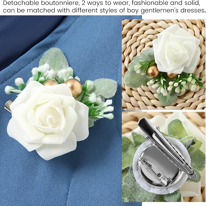 SANMIO Baby Boy Clothes Suits Infant Gentleman Outfit Collared Dress Shirt+Vest+Tie+Corsage+Pants 5Pcs Baby Suit Sets